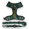Green Paisley - Adjustable Harness
