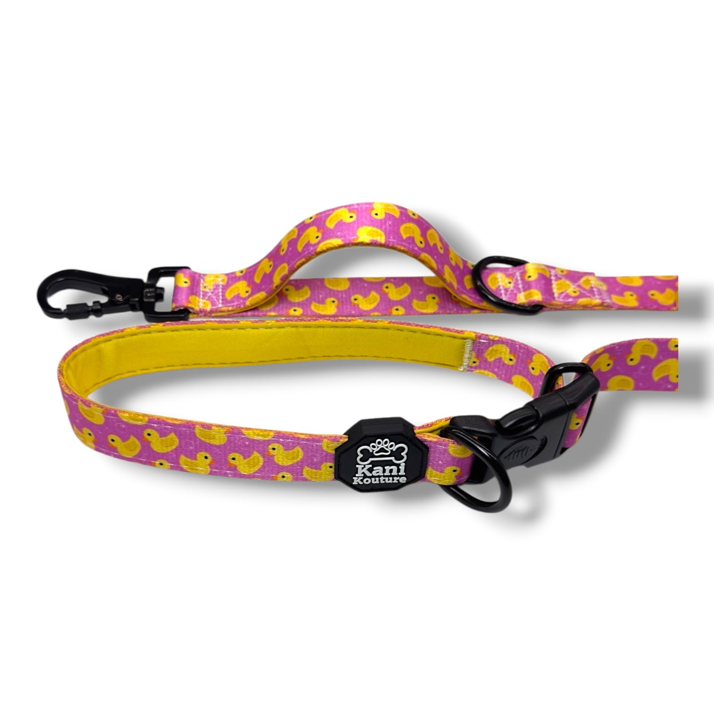 Pink Rubber Ducky - Hands Free Leash