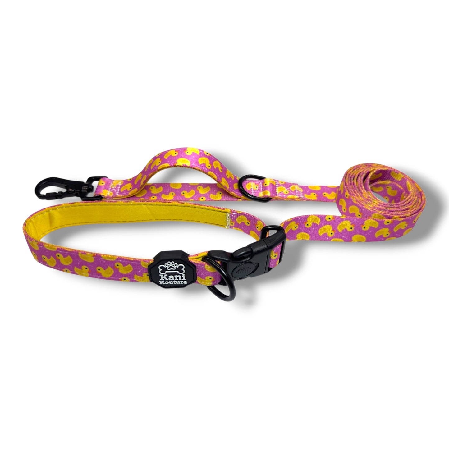 Pink Rubber Ducky - Hands Free Leash