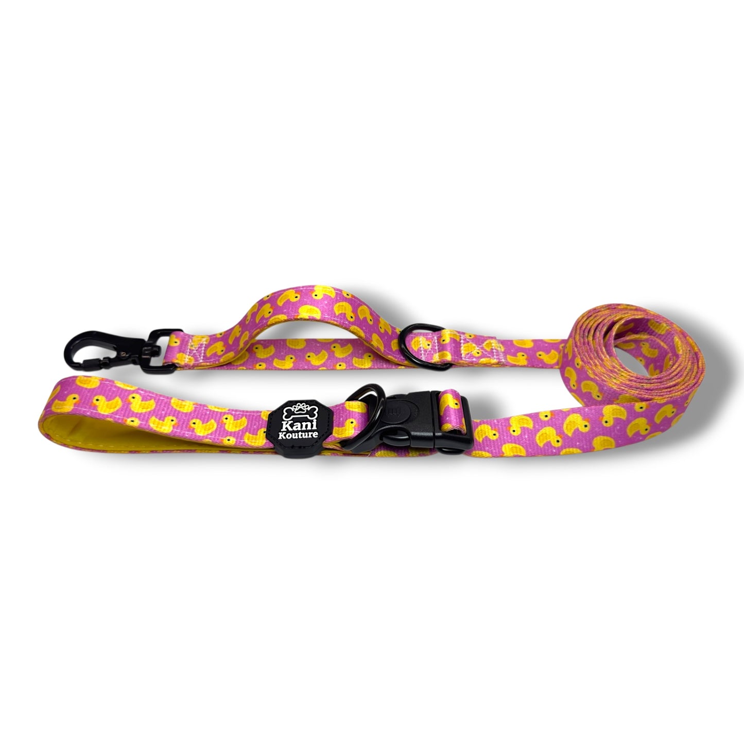 Pink Rubber Ducky - Hands Free Leash