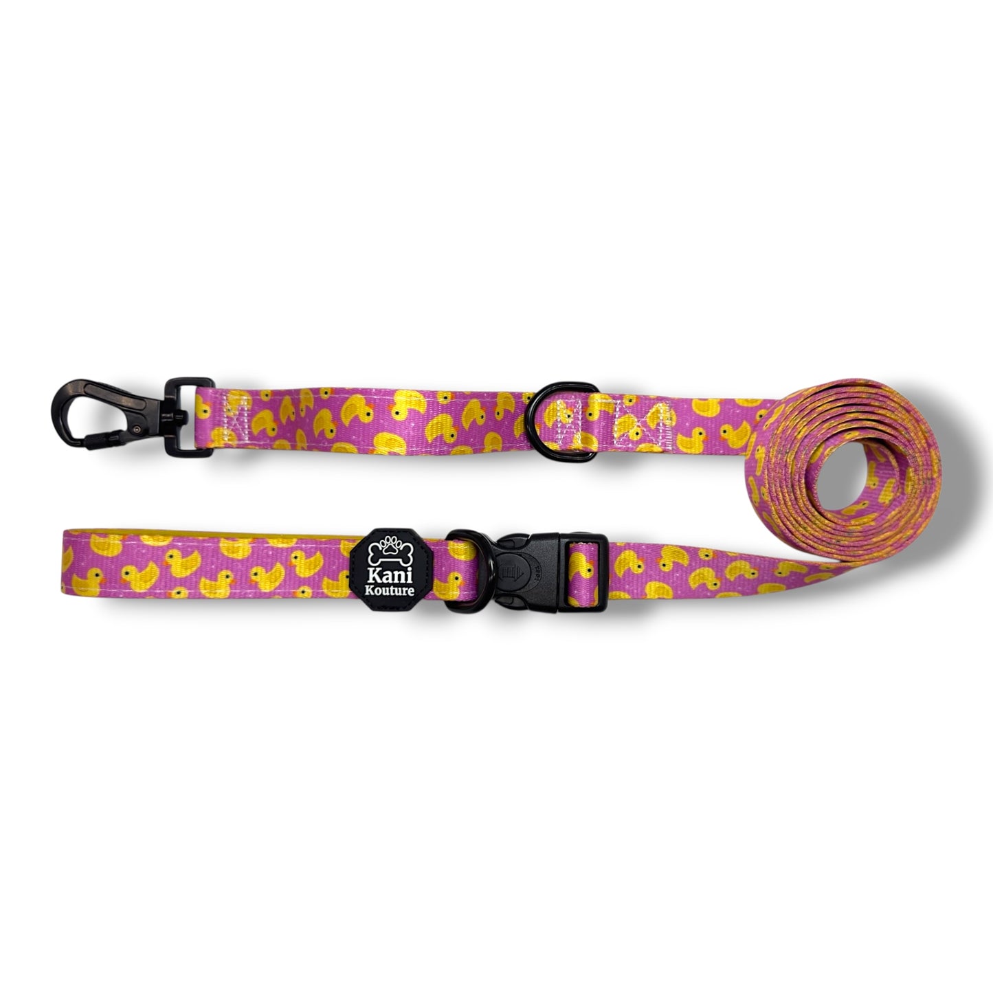 Pink Rubber Ducky - Hands Free Leash
