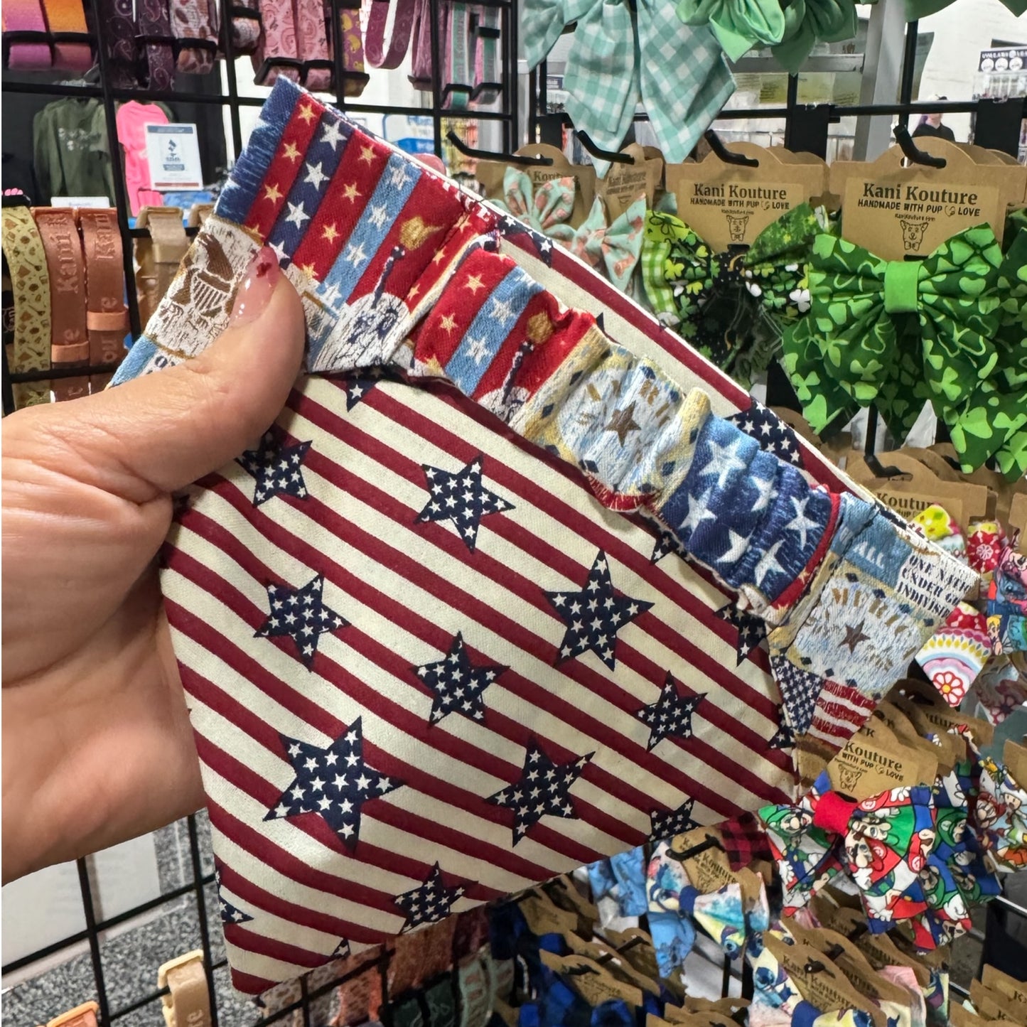 Stars & Freedom Reversible Scrunchie Bandana