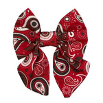 Red Paisley - Collar Tie