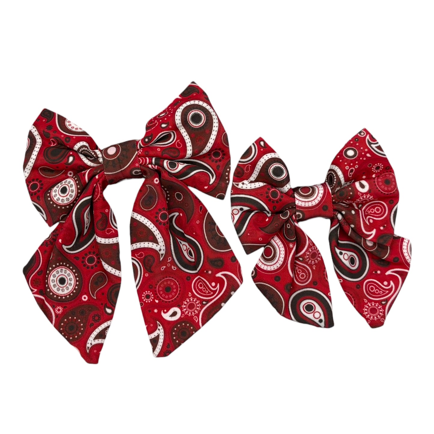 Red Paisley - Collar Tie