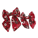 Red Paisley - Collar Tie