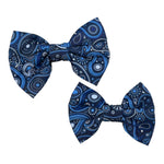 Blue Paisley - Bow Tie