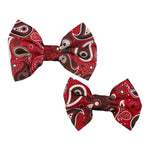 Red Paisley - Collar Tie