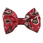 Red Paisley - Collar Tie