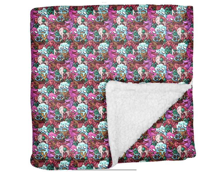 Melting Pot Collection Fluffy Blanket: Cozy and Stylish Dog Blanket - Dog Accessories for Ultimate Comfort