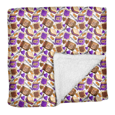 PB & J Collection Fluffy Blanket: Snuggle Up in Style - Cozy Fluffy Blanket for Dogs, Perfect Dog Accessories