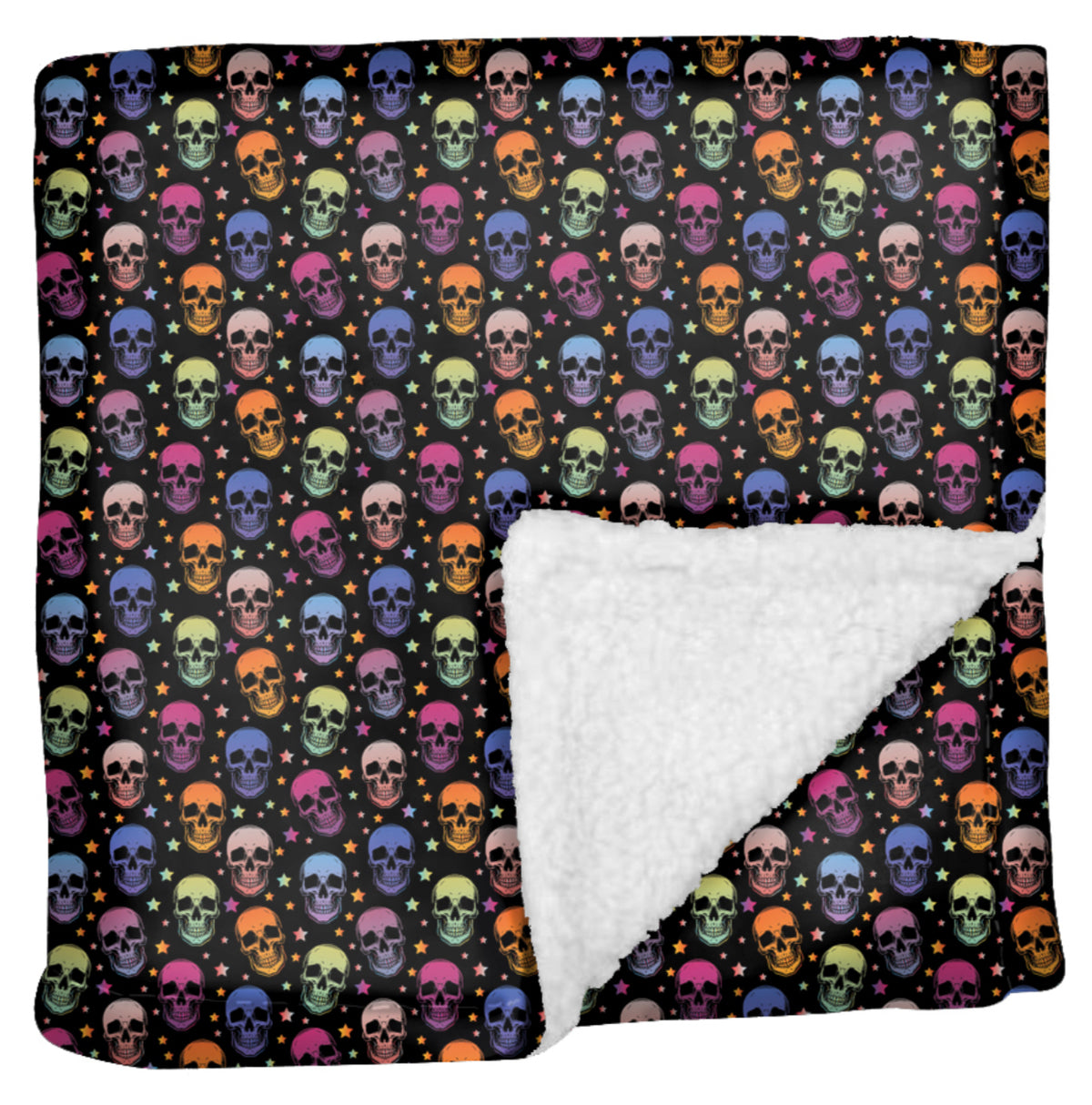 Skully Party Collection Fluffy Blanket: Ultimate Comfort for Your Canine Companion - Fluffy Blanket for Dogs, Dog Accessories