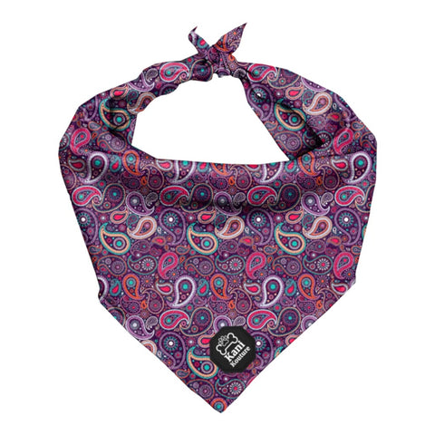 Purple Paisley - Cooling Bandana