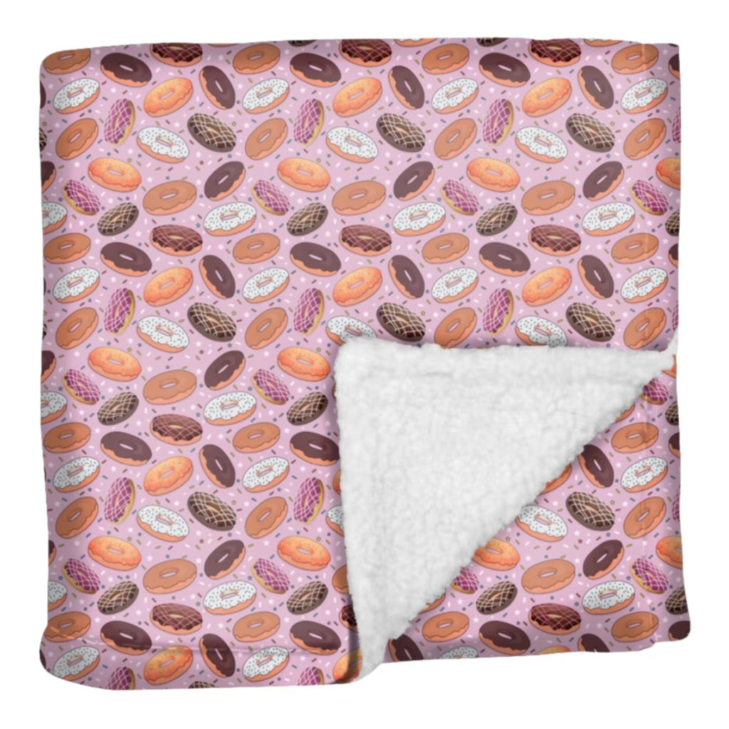 Tasty Donuts Collection Fluffy Blanket: Cozy and Stylish Fluffy Blanket for Dogs, Dog Accessories
