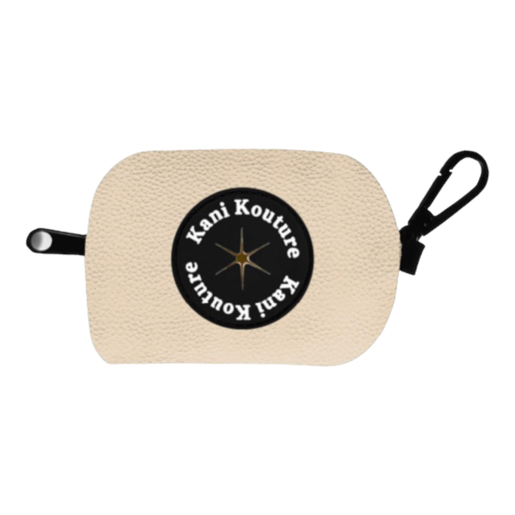 Blushing Sands - Leather Poop Bag Dispenser