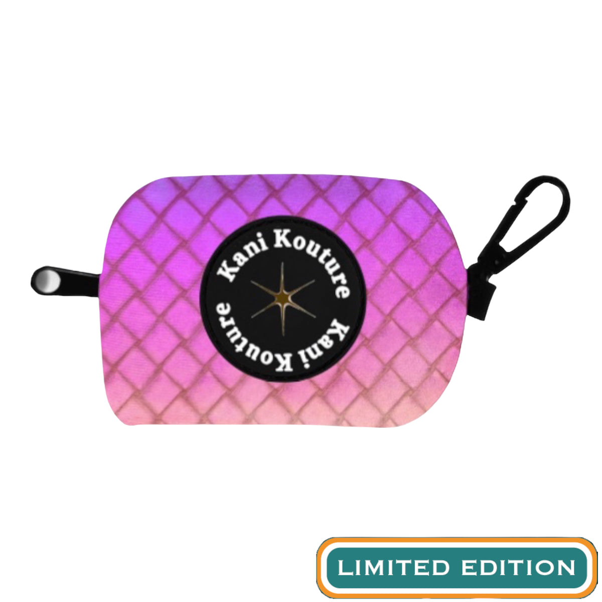 Fuchsia Meadows Poop Bag Dispenser: Stylish Dog Waste Bag Holder, Dog Accessories