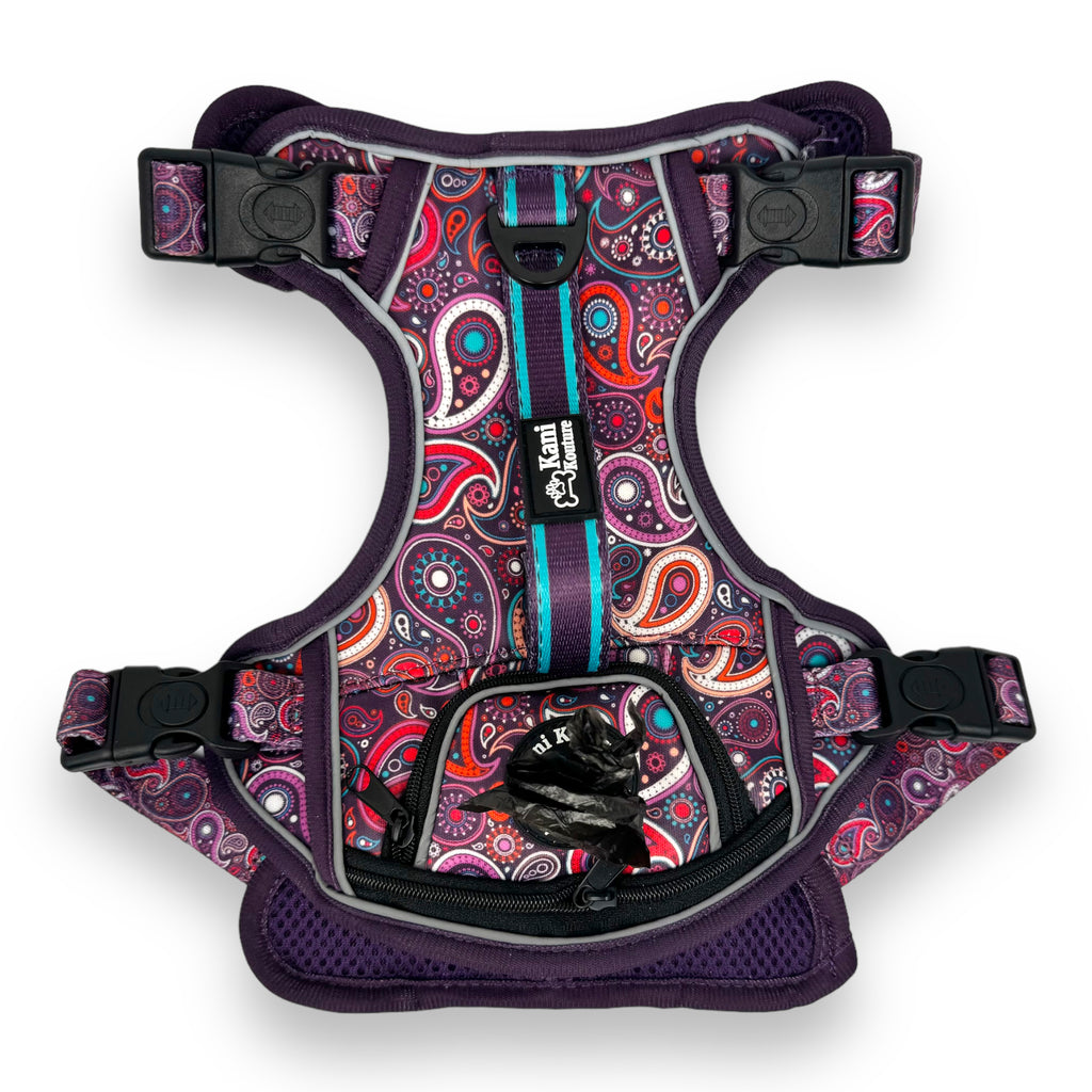 Purple Paisley - Adventure Harness
