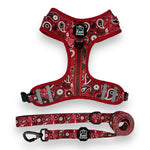 Red Paisley - Adjustable Harness