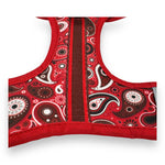 Red Paisley - Adjustable Harness
