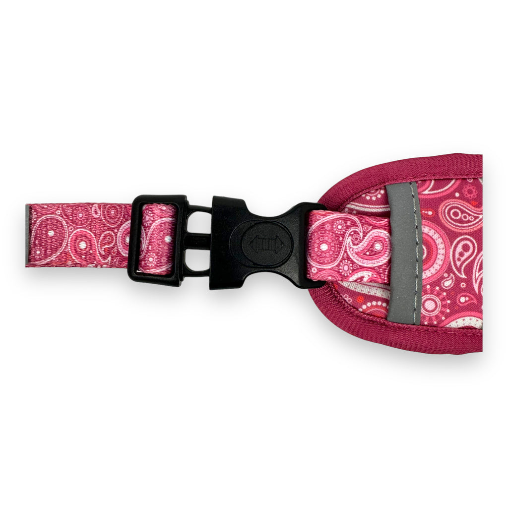 Pink Paisley - Adjustable Harness