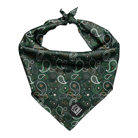 Green Paisley - Cooling Bandana