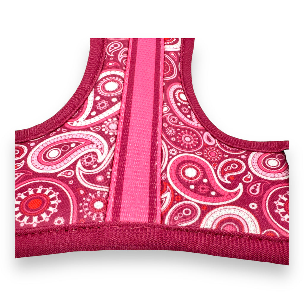 Pink Paisley - Adjustable Harness