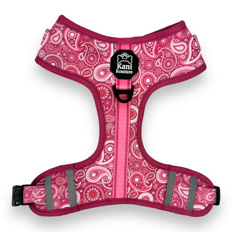 Pink Paisley - Adjustable Harness