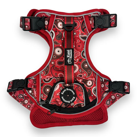 Red Paisley - Adventure Harness