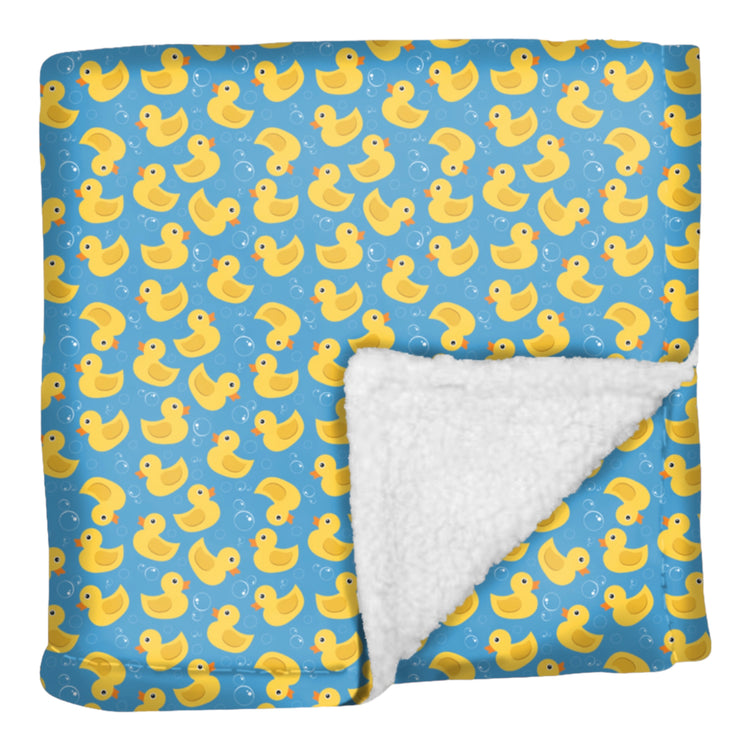 Rubber Ducky Collection Fluffy Blanket: Ultimate Snuggles for Your Canine Companion - Fluffy Blanket for Dogs, Dog Accessories