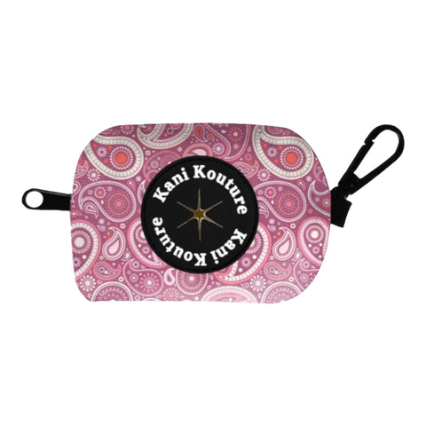 Pink Paisley Poop Bag Dispenser: Convenient Dog Waste Bag Holder, Dog Accessories