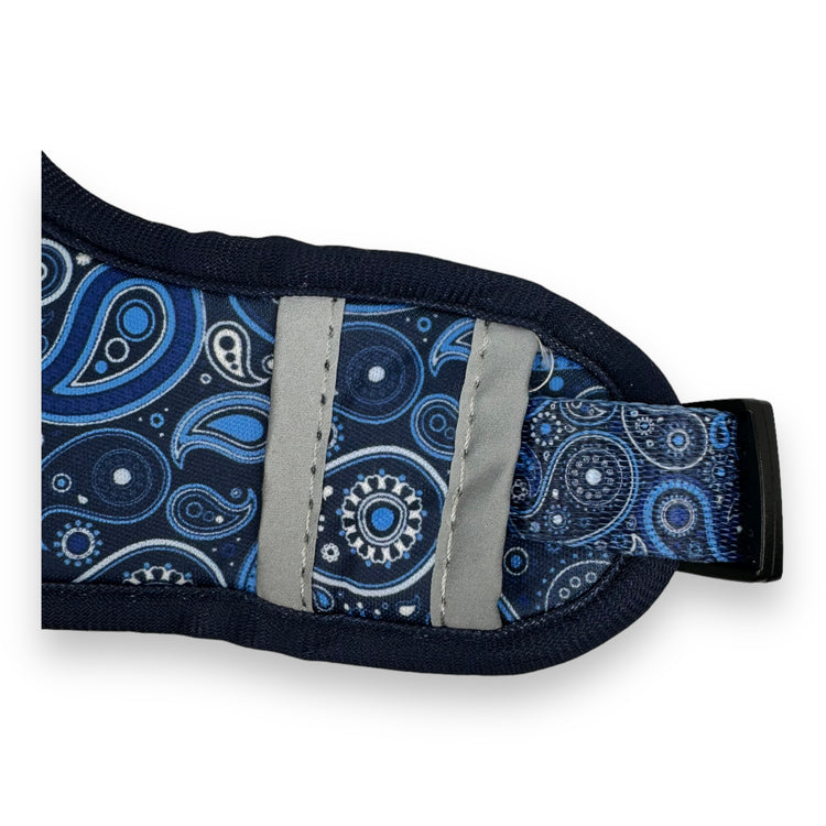 Blue Paisley - Adjustable Harness