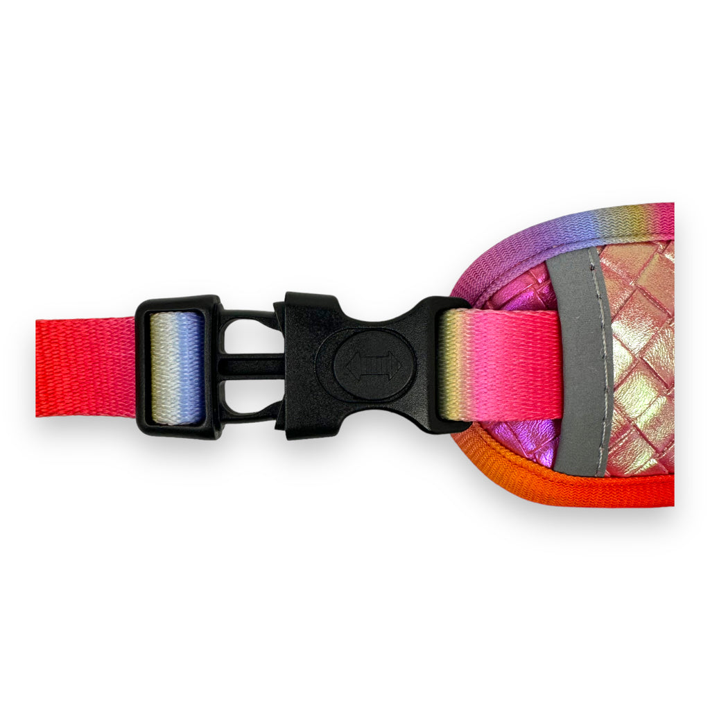 Fuchsia Meadows - Adjustable Leather Harness