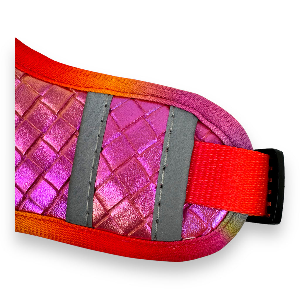 Fuchsia Meadows - Adjustable Leather Harness