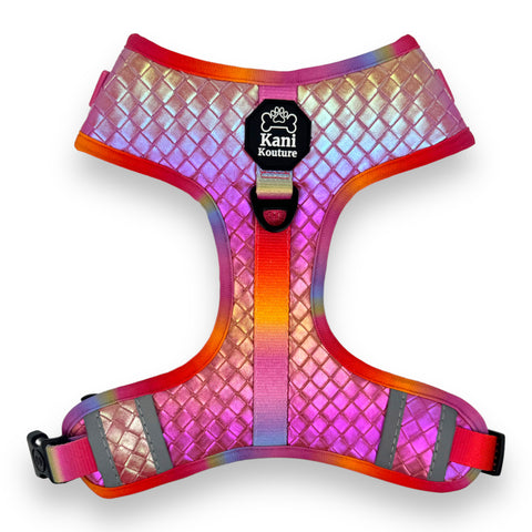 Fuchsia Meadows - Adjustable Leather Harness