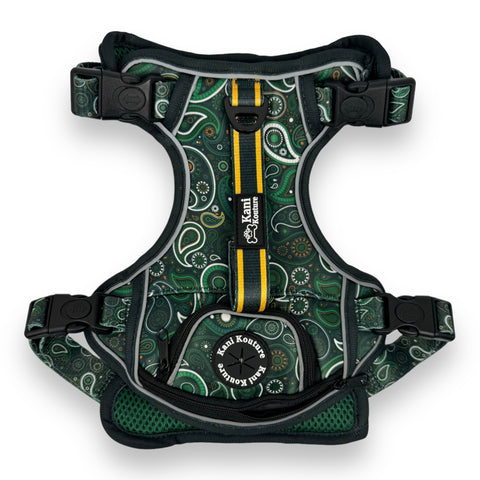 Green Paisley - Adventure Harness