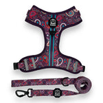 Purple Paisley - Adjustable Harness