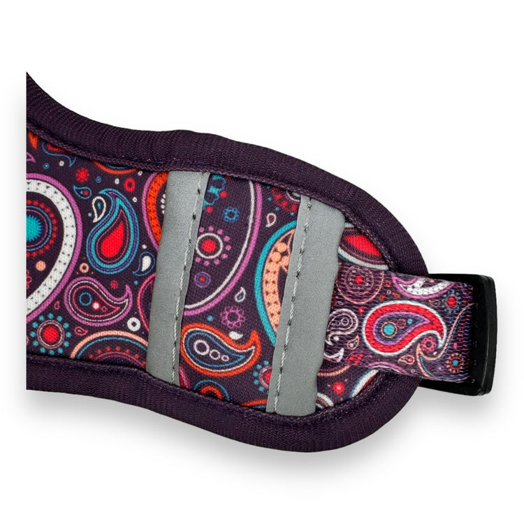 Purple Paisley - Adjustable Harness