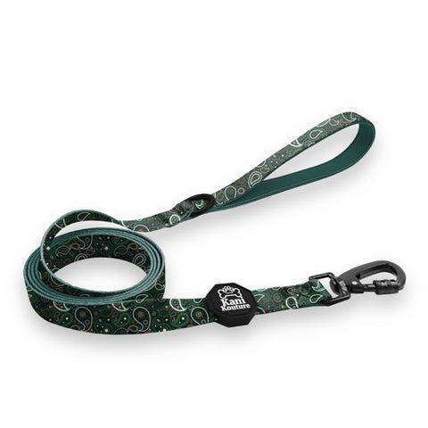 Green Paisley Leash