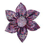 Purple Paisley - Flower Tie