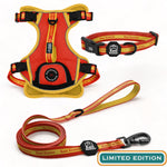 Scarlett Luxe Essential Adventure Set: Adventure Dog Harness, Adventure Collar, and Leash Accessories