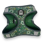 Green Paisley - Step-in Harness