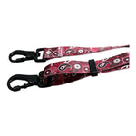 Red Paisley - Hands Free Leash