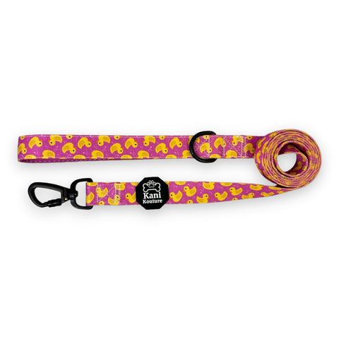 Pink Rubber Ducky Leash