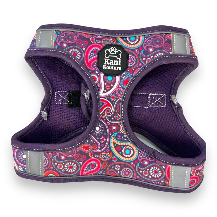 Purple Paisley - Step-in Harness