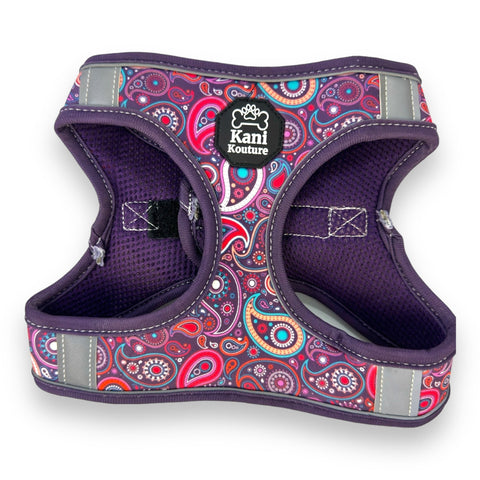 Purple Paisley - Step-in Harness