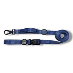 Blue Paisley - Hands Free Leash