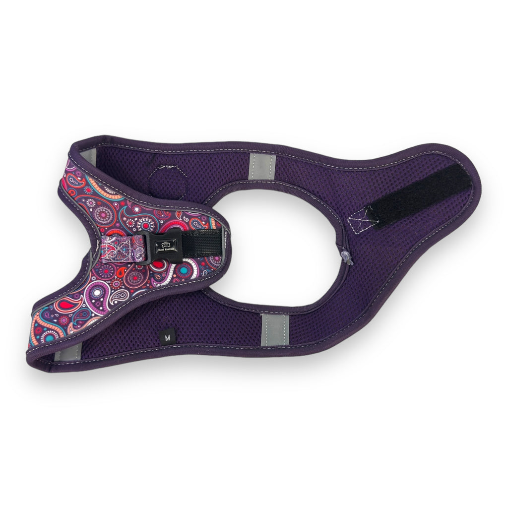 Purple Paisley - Step-in Harness