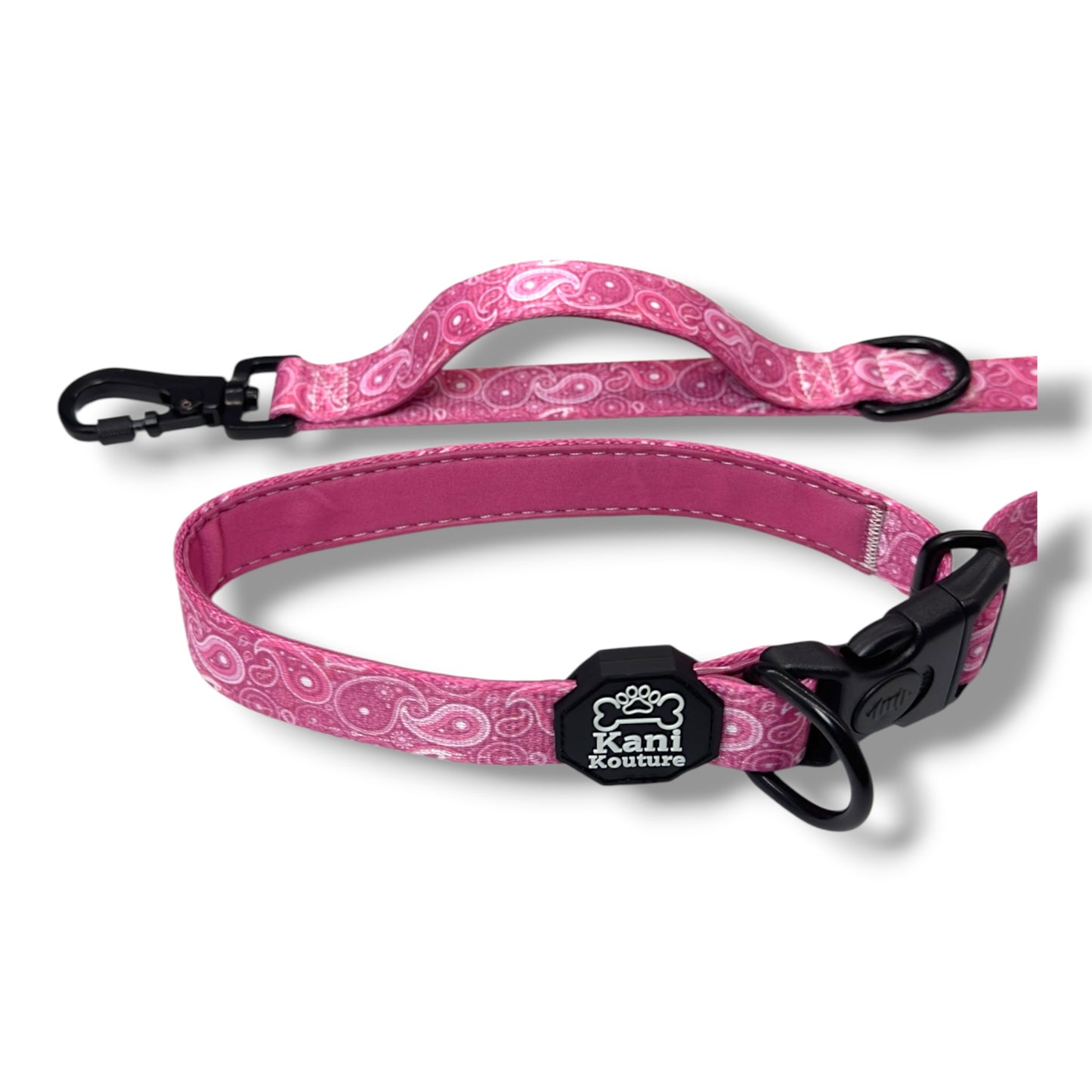 Pink Paisley - Hands Free Leash