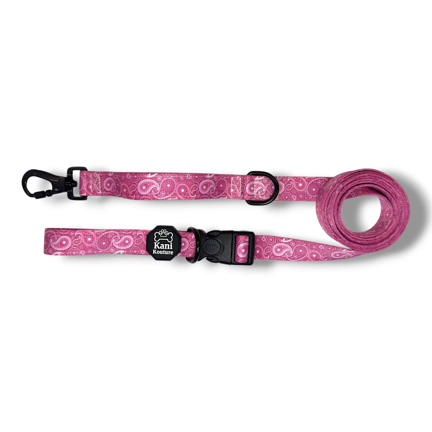 Pink Paisley - Hands Free Leash