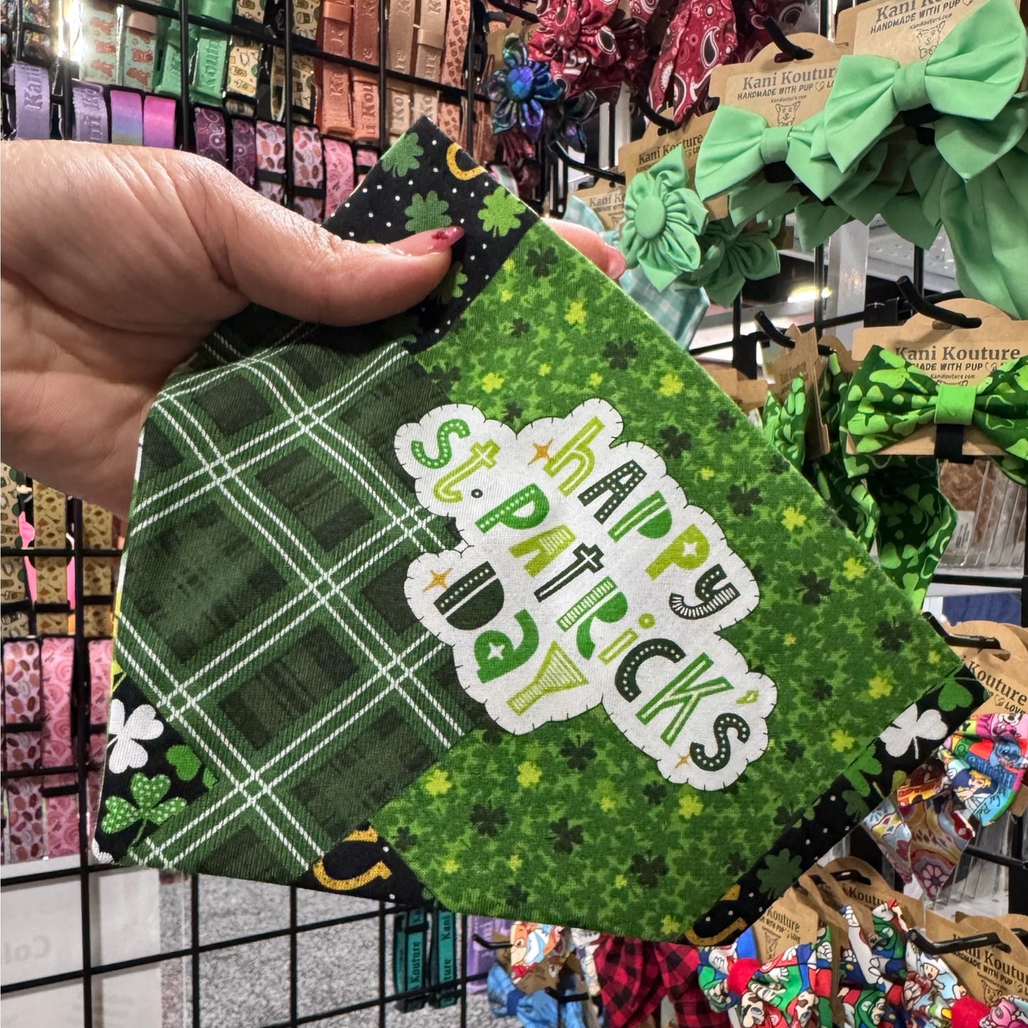 Lucky Charm Reversible Scrunchie Bandana