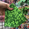 Golden Clover Glow Reversible Scrunchie Bandana
